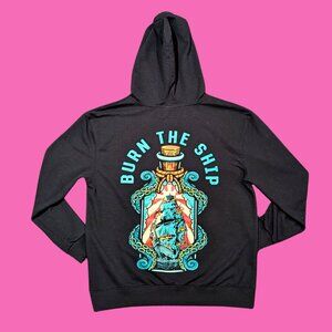 Burn The Ship Hoodie Size M